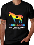 Runicorn Rainbow Graphic Tee