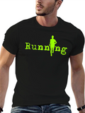 Running T-Shirt - Sporty Graphic Tee