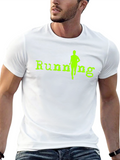 Running T-Shirt - Sporty Graphic Tee