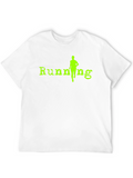 Running T-Shirt - Sporty Graphic Tee