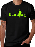 Running T-Shirt - Sporty Graphic Tee