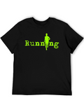 Running T-Shirt - Sporty Graphic Tee