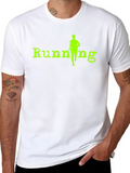 Running T-Shirt - Sporty Graphic Tee