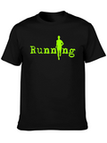 Running T-Shirt - Sporty Graphic Tee
