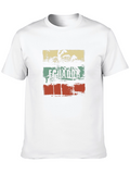 Ecuador Retro Palm Tree Graphic T-Shirt
