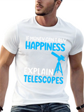 Happiness Telescopes Graphic Tee - Astronomy Lover