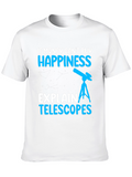 Happiness Telescopes Graphic Tee - Astronomy Lover