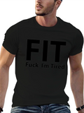 FIT - Funny Workout Graphic T-Shirt