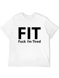 FIT - Funny Workout Graphic T-Shirt