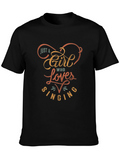Just A Girl Who Loves Singing Tee