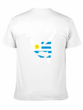 Uruguay Soccer Silhouette Graphic T-Shirt