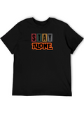 Stay Alone Graphic Tee - Black T-Shirt