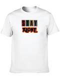 Stay Alone Graphic Tee - Black T-Shirt