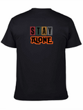 Stay Alone Graphic Tee - Black T-Shirt