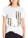 Belgian Malinois Camo Flag Graphic T-Shirt
