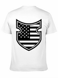 American Flag Shield Graphic T-Shirt