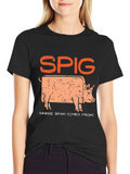 SPIG Pig T-Shirt - Where Spam Comes From