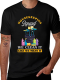 Housekeeping Squad Graphic T-Shirt
