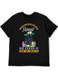 Housekeeping Squad Graphic T-Shirt