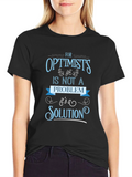 Optimists Life Solution Graphic T-Shirt