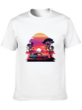 Retro Sunset Car T-Shirt