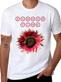 Summer Time Sunflower Graphic Tee