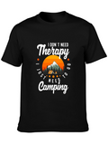 Therapy Camping Graphic T-Shirt