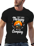 Therapy Camping Graphic T-Shirt