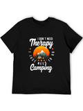 Therapy Camping Graphic T-Shirt