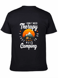 Therapy Camping Graphic T-Shirt