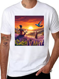 Zen Lavender Sunset T-Shirt
