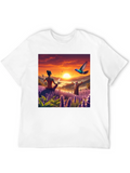 Zen Lavender Sunset T-Shirt