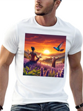 Zen Lavender Sunset T-Shirt