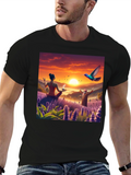 Zen Lavender Sunset T-Shirt