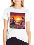 Zen Lavender Sunset T-Shirt