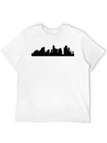 Cityscape Graphic Tee - Black