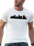 Cityscape Graphic Tee - Black