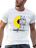 Sunflower Graphic Print T-Shirt