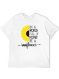 Sunflower Graphic Print T-Shirt