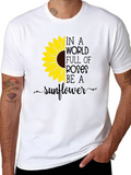 Sunflower Graphic Print T-Shirt