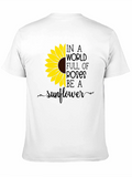 Sunflower Graphic Print T-Shirt