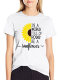 Sunflower Graphic Print T-Shirt