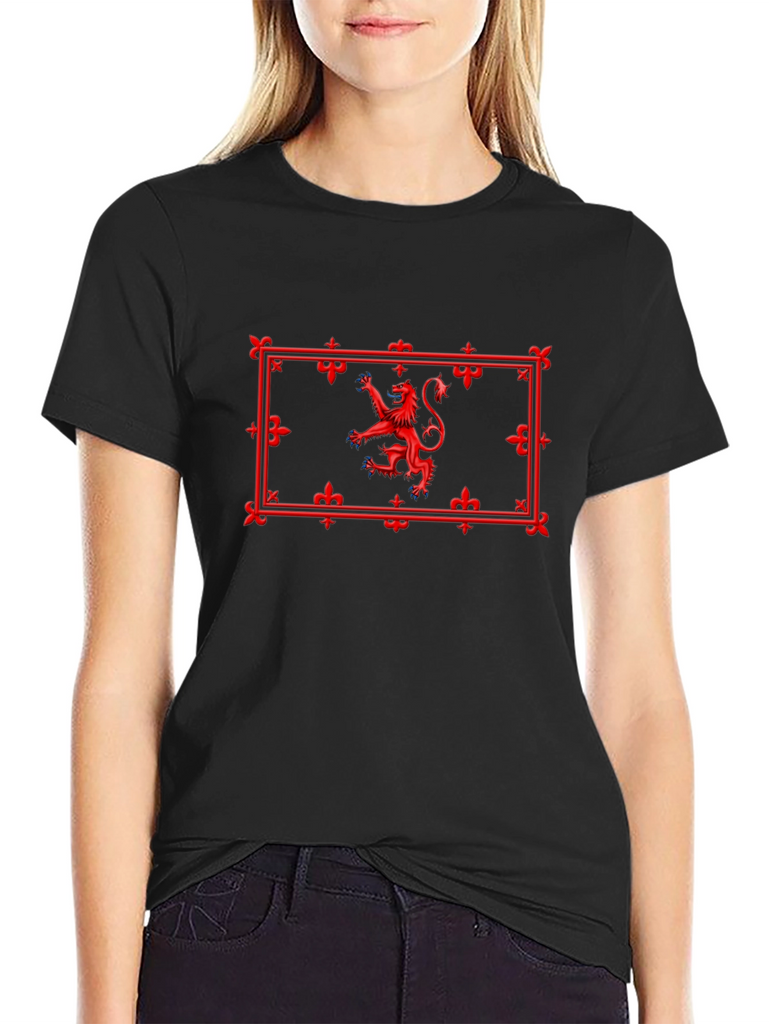 Red Lion Rampant T-Shirt - Black