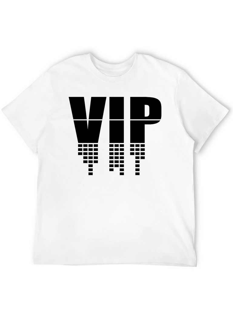 VIP Graphic Print Black T-Shirt