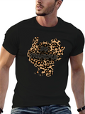 Leopard Print Turkey Thanksgiving T-Shirt