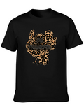 Leopard Print Turkey Thanksgiving T-Shirt