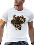 Leopard Print Turkey Thanksgiving T-Shirt