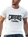 Crooks & Castles Black Graphic T-Shirt