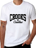 Crooks & Castles Black Graphic T-Shirt