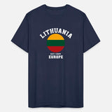 Lithuania Europe Est 1009 Patriotic Flag T Shirt